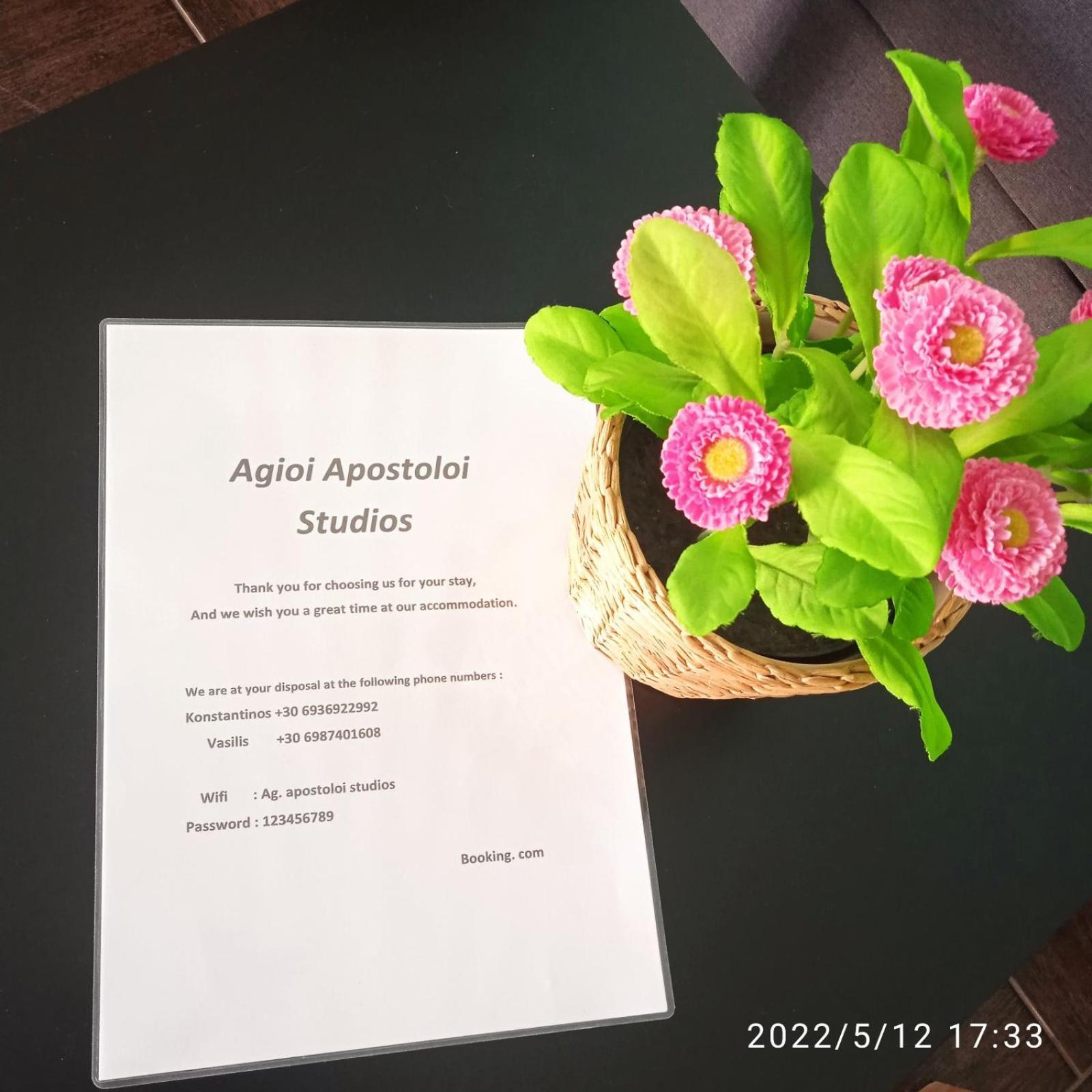 Ag.Apostoloi Studios アイイ・アポストロ 部屋 写真